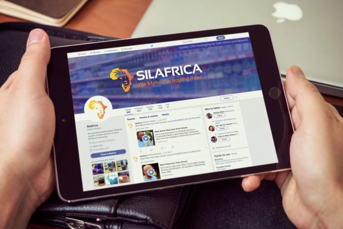 Silafrica Website on iPad