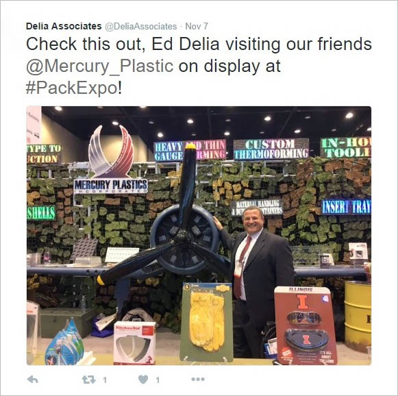 Twitter Tradeshow Marketing with Delia Associates