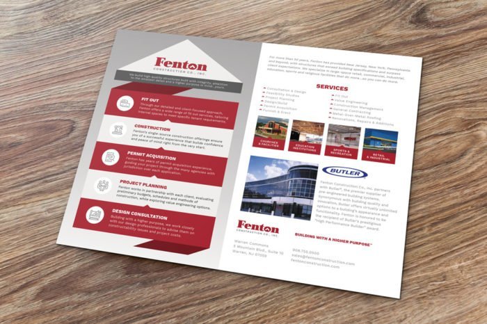 Fenton Construction Brochure - Delia Associates