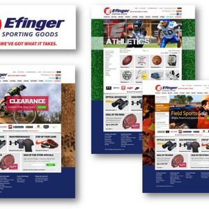 Efinger Sports Website - Delia Associates