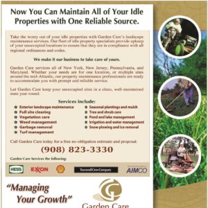 Delia Associates branding for Garden Associates