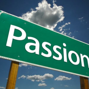 passion road sign