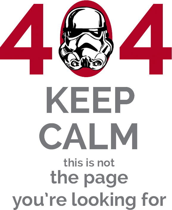 Keep Calm it is just a 404