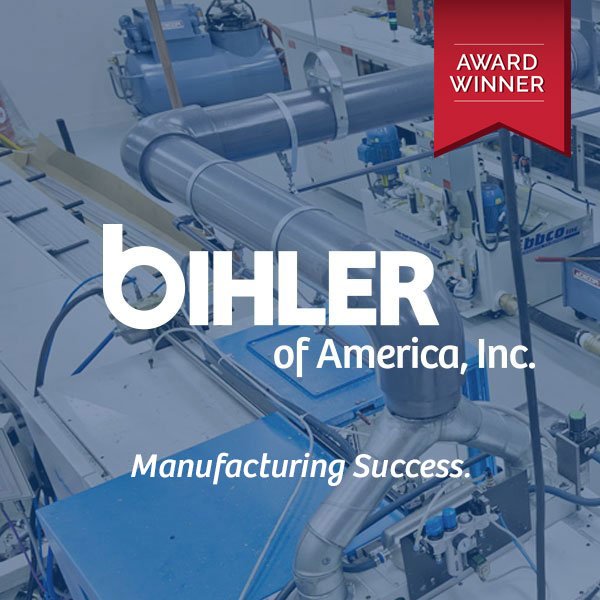 Bihler of America with Award Cover Image