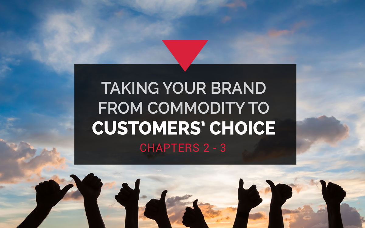 Taking your brand from commodity to customers' choice - Chapters 2 & 3