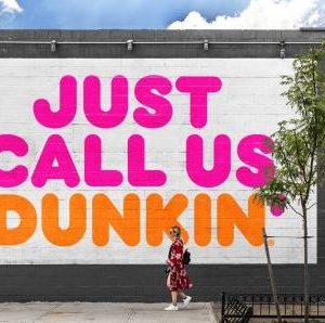 Dunkin ' Ad banner