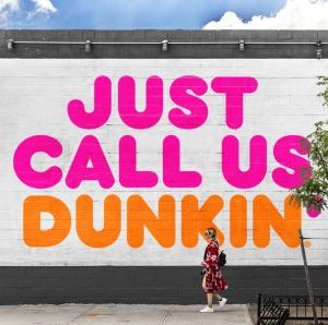 Dunkin' Ad banner