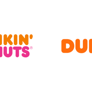 Dunkin' Logo Before & After
