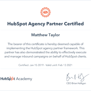 Hubspot Certification