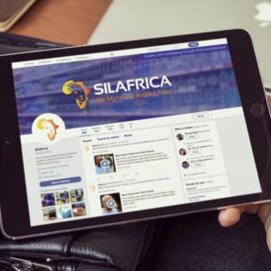 Silafrica website on small iPad