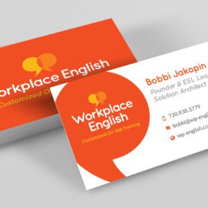 WorkPlace English Business Card